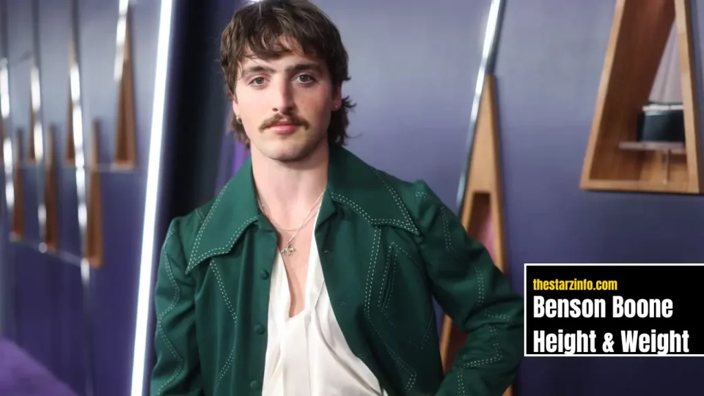 benson boone height