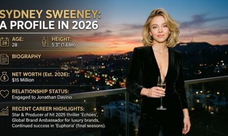 Sydney Sweeney Biography, Net Worth, Age, Height, Boyfriend & Career in 2026