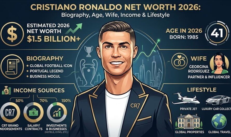 Cristiano Ronaldo Net Worth 2026: Biography, Age, Wife, Income and Lifestyle